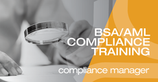 BSA/AML Compliance Manager Training